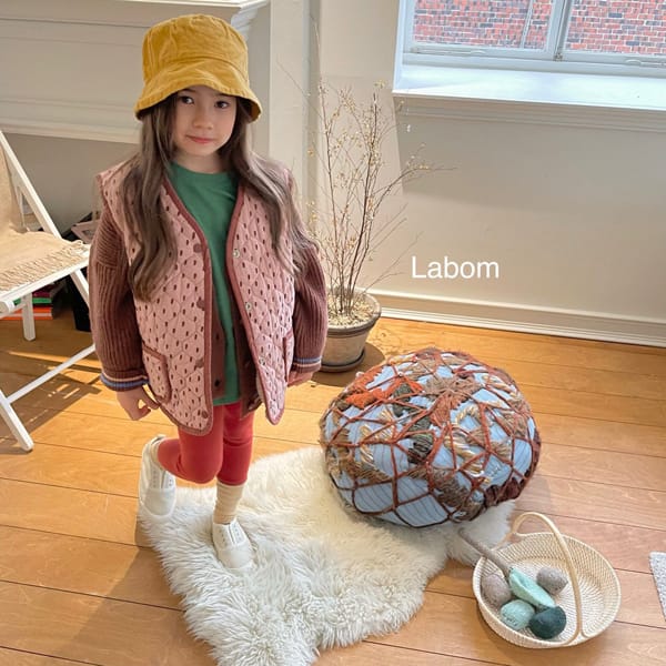 LABOM - Korean Children Fashion - #Kfashion4kids - Poodle Reversible Vest - 6