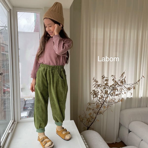 LABOM - Korean Children Fashion - #Kfashion4kids - Coby Check Turtleneck Tee - 2