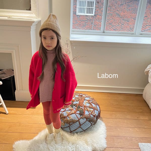 LABOM - Korean Children Fashion - #Kfashion4kids - Coby Check Turtleneck Tee - 5
