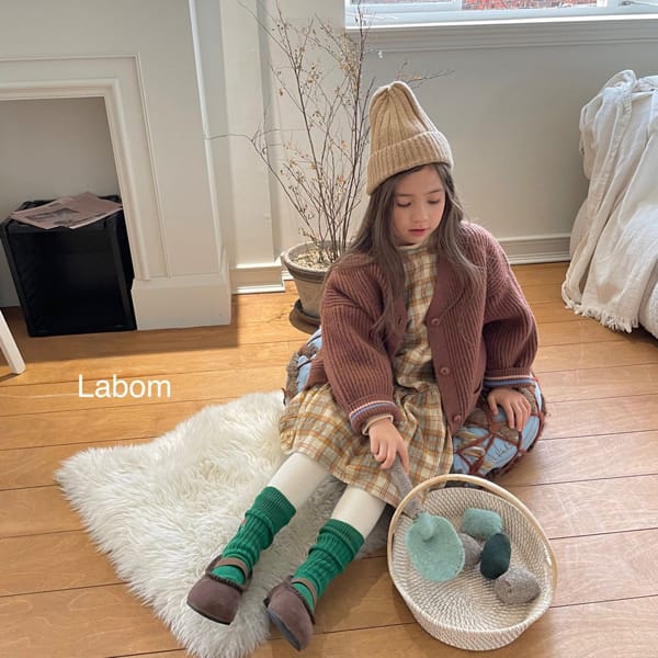 LABOM - Korean Children Fashion - #Kfashion4kids - Joui Check One-piece - 8