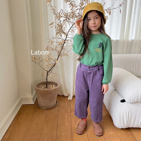 LABOM - Korean Children Fashion - #Kfashion4kids - Bagel Rib Pants - 2