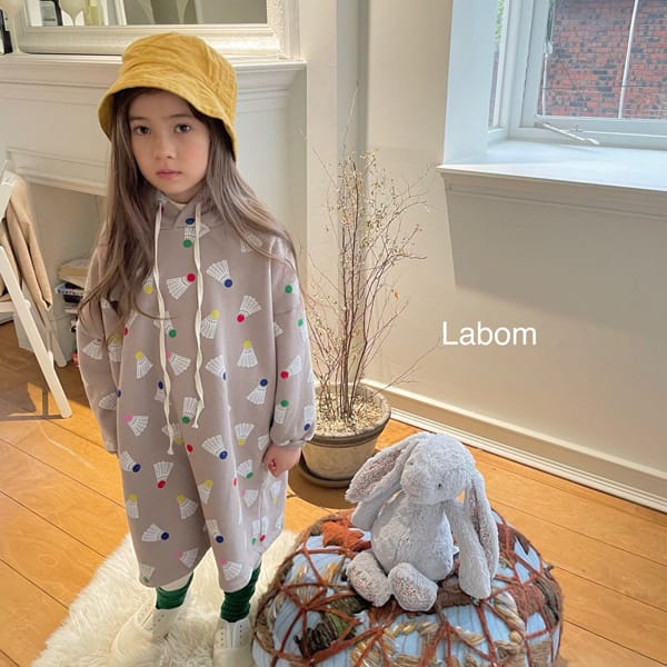 LABOM - Korean Children Fashion - #Kfashion4kids - Badminton Hoody One-piece - 5