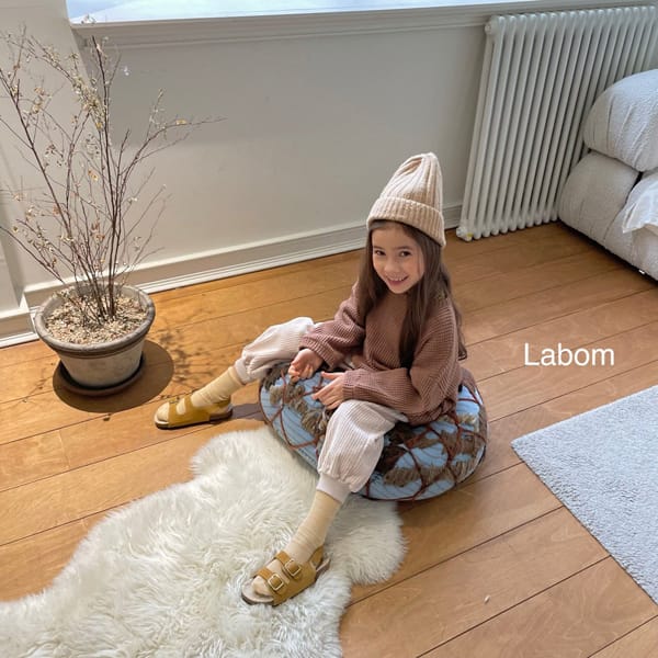 LABOM - Korean Children Fashion - #Kfashion4kids - Butter Waffle Tee - 6
