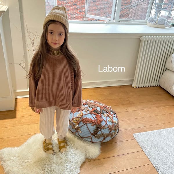 LABOM - Korean Children Fashion - #Kfashion4kids - Butter Waffle Tee - 8