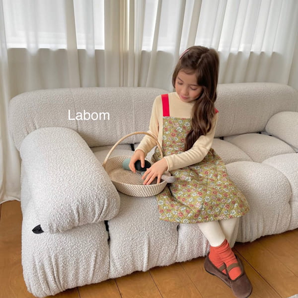 LABOM - Korean Children Fashion - #Kfashion4kids - Roro Dungarees One-piece - 6