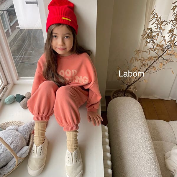 LABOM - Korean Children Fashion - #Kfashion4kids - Good Morning Jogger Pants