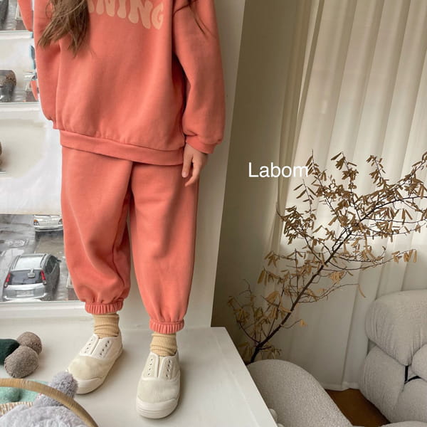 LABOM - Korean Children Fashion - #Kfashion4kids - Good Morning Jogger Pants - 2
