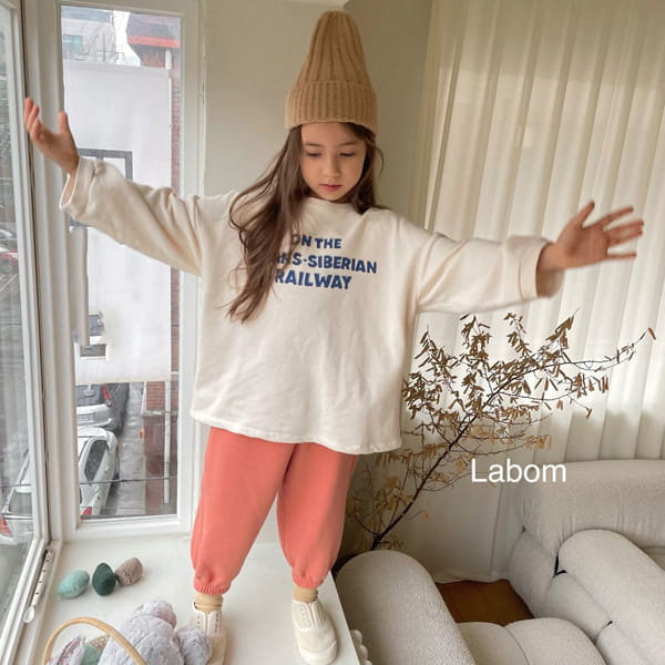 LABOM - Korean Children Fashion - #Kfashion4kids - Good Morning Jogger Pants - 6
