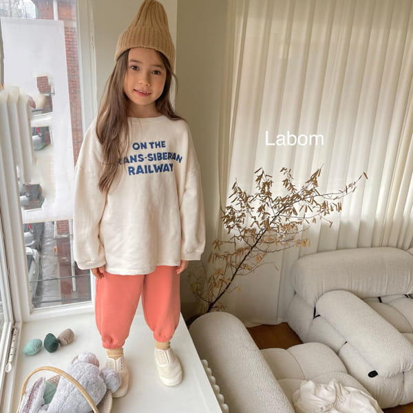 LABOM - Korean Children Fashion - #Kfashion4kids - Good Morning Jogger Pants - 7