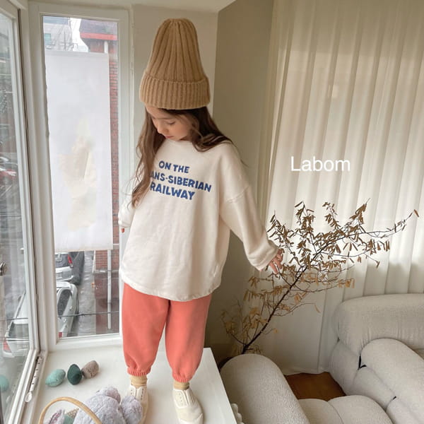 LABOM - Korean Children Fashion - #Kfashion4kids - Good Morning Jogger Pants - 8