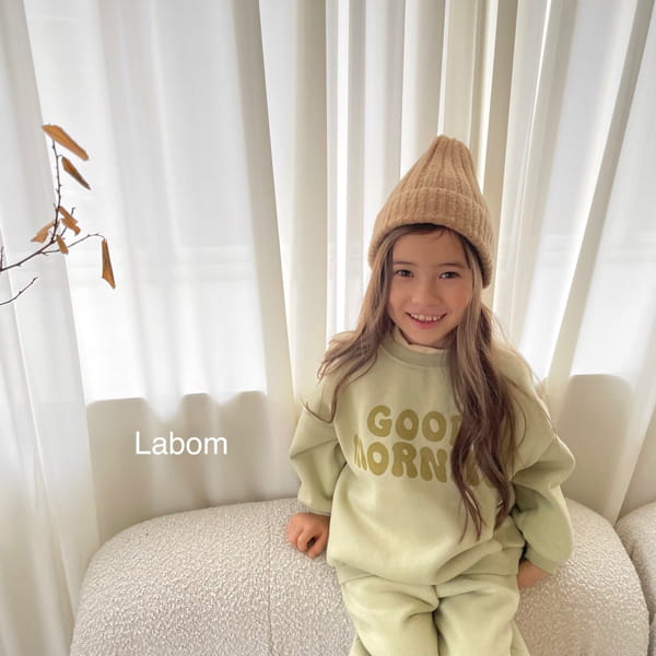 LABOM - Korean Children Fashion - #Kfashion4kids - Good Morning Sweatshirt