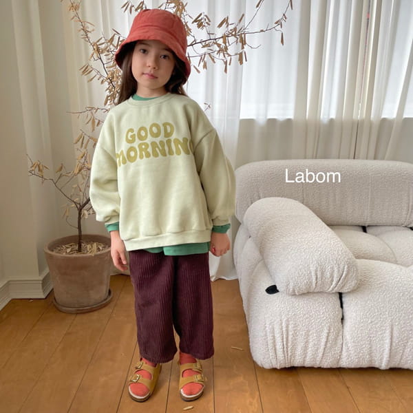 LABOM - Korean Children Fashion - #Kfashion4kids - Good Morning Sweatshirt - 6
