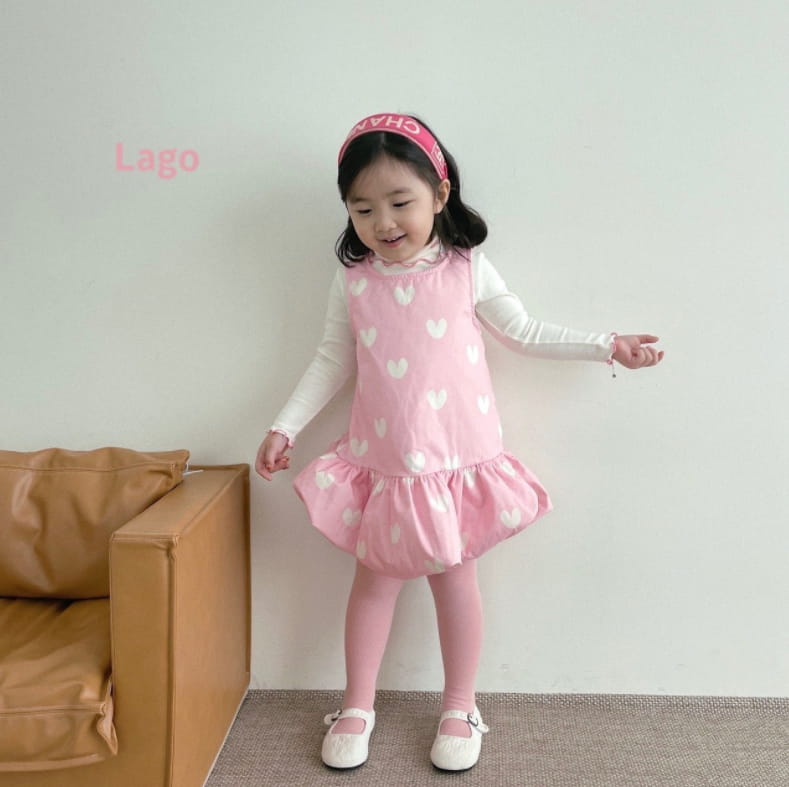 LAGO - Korean Children Fashion - #Kfashion4kids - Bong Bong One-piece - 6