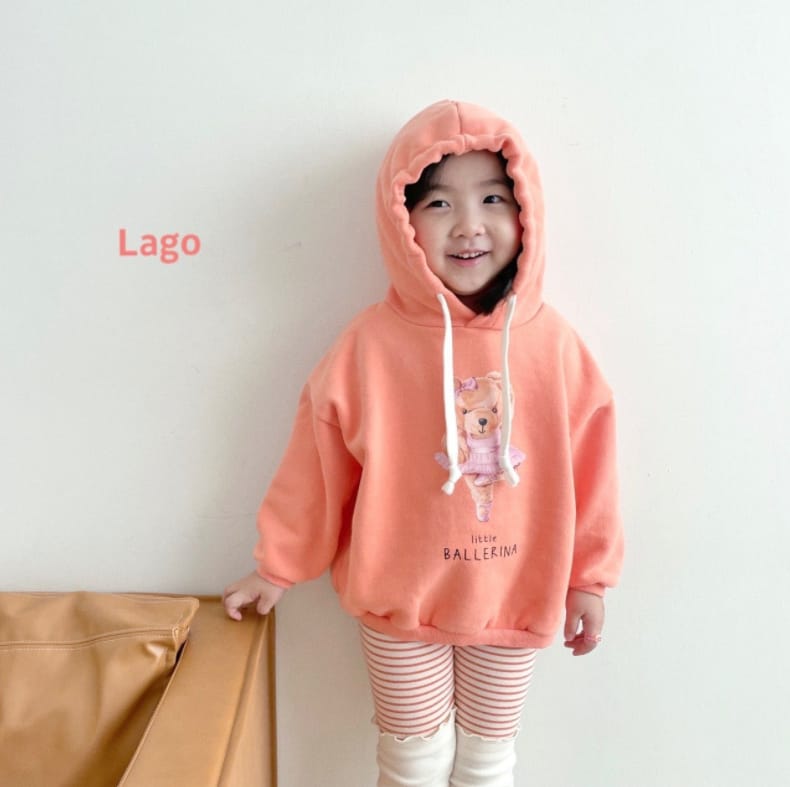LAGO - Korean Children Fashion - #Kfashion4kids - Bellerina Bear Hoody