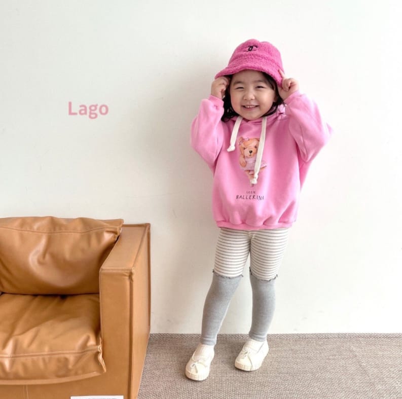 LAGO - Korean Children Fashion - #Kfashion4kids - Bellerina Bear Hoody - 11