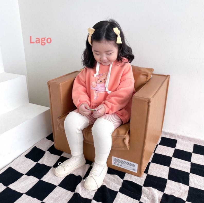 LAGO - Korean Children Fashion - #Kfashion4kids - Bellerina Bear Hoody - 4
