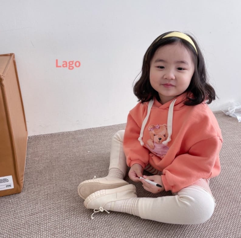LAGO - Korean Children Fashion - #Kfashion4kids - Bellerina Bear Hoody - 5