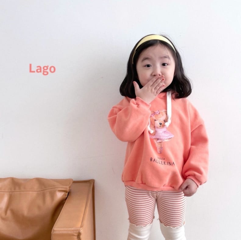 LAGO - Korean Children Fashion - #Kfashion4kids - Bellerina Bear Hoody - 6