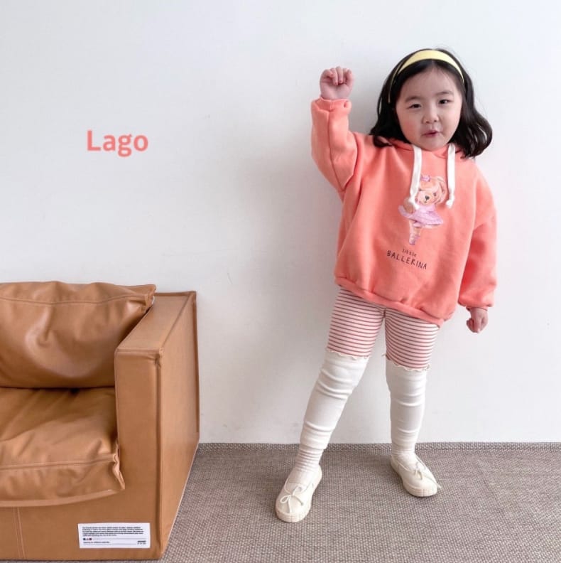 LAGO - Korean Children Fashion - #Kfashion4kids - Bellerina Bear Hoody - 7