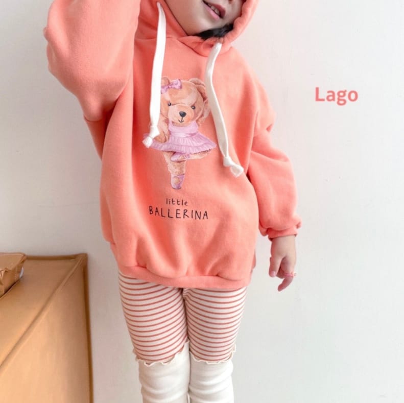 LAGO - Korean Children Fashion - #Kfashion4kids - Bellerina Bear Hoody - 8