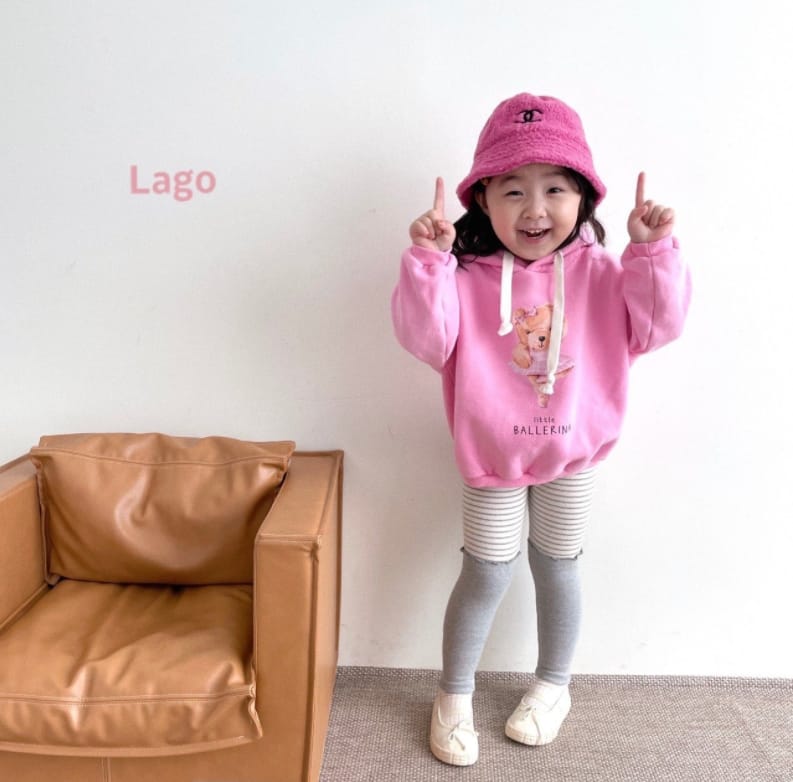 LAGO - Korean Children Fashion - #Kfashion4kids - Bellerina Bear Hoody - 9