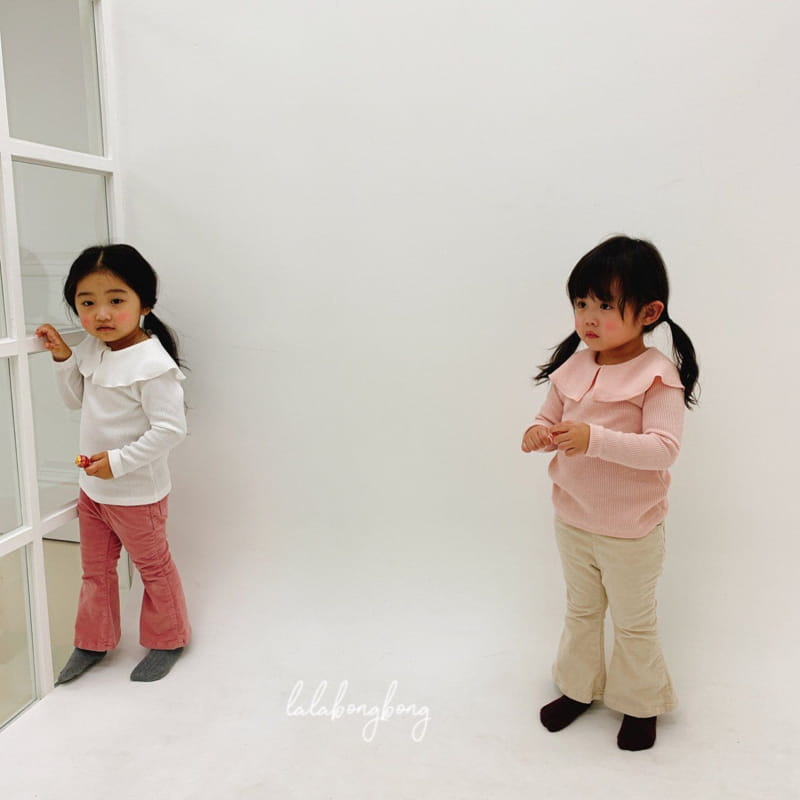 LALABONGBONG - Korean Children Fashion - #Kfashion4kids - Soft Collar Tee