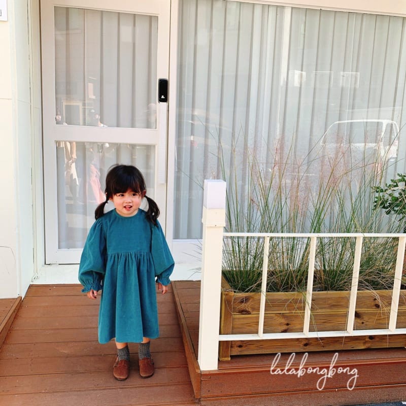 LALABONGBONG - Korean Children Fashion - #Kfashion4kids - Daily Corduroy One-piece
