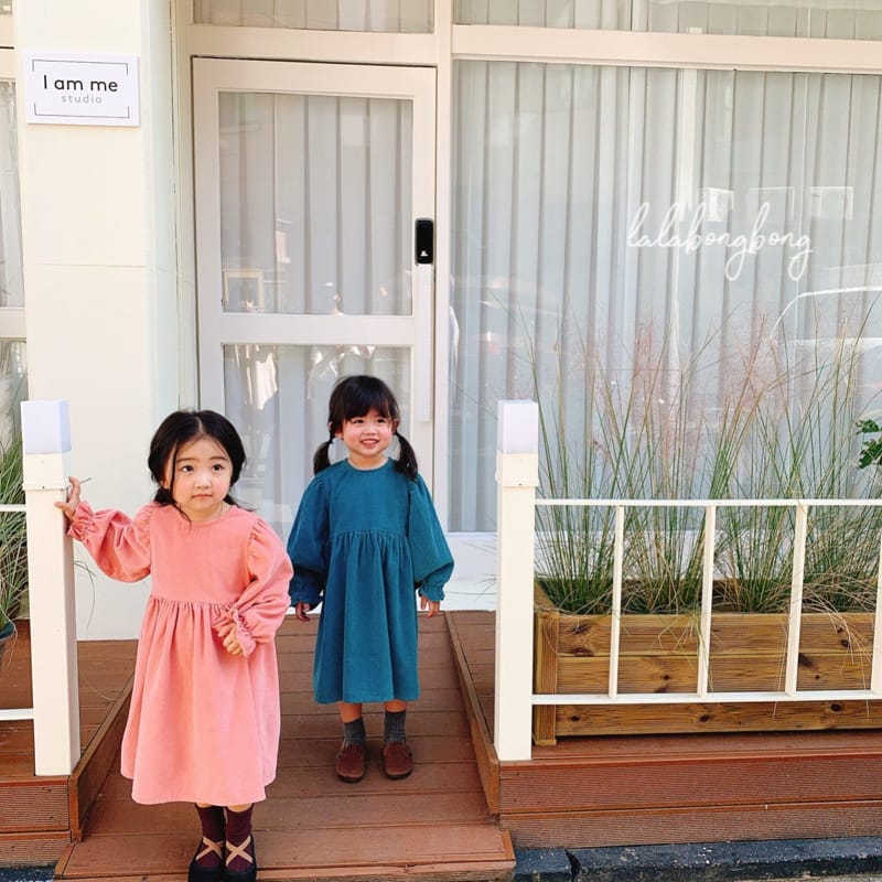 LALABONGBONG - Korean Children Fashion - #Kfashion4kids - Daily Corduroy One-piece - 3
