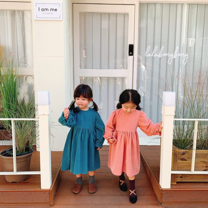 LALABONGBONG - Korean Children Fashion - #Kfashion4kids - Daily Corduroy One-piece - 4