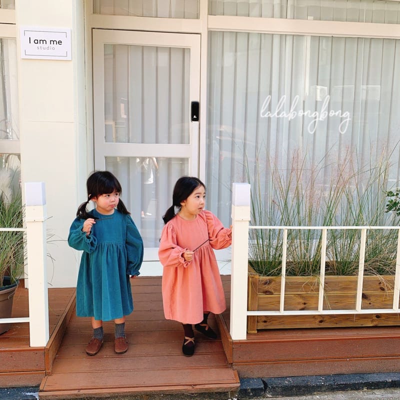 LALABONGBONG - Korean Children Fashion - #Kfashion4kids - Daily Corduroy One-piece - 5