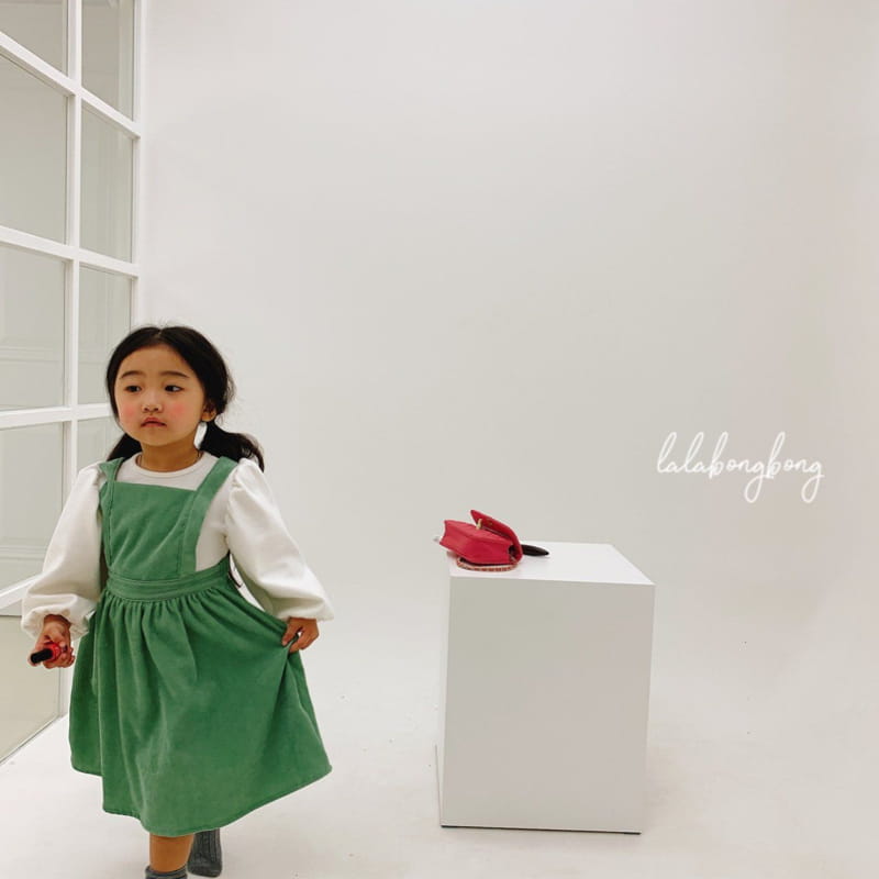 LALABONGBONG - Korean Children Fashion - #Kfashion4kids - Aha Suspender One-piece - 3