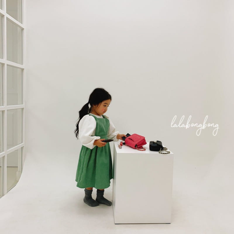 LALABONGBONG - Korean Children Fashion - #Kfashion4kids - Aha Suspender One-piece - 4
