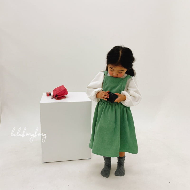 LALABONGBONG - Korean Children Fashion - #Kfashion4kids - Aha Suspender One-piece - 6