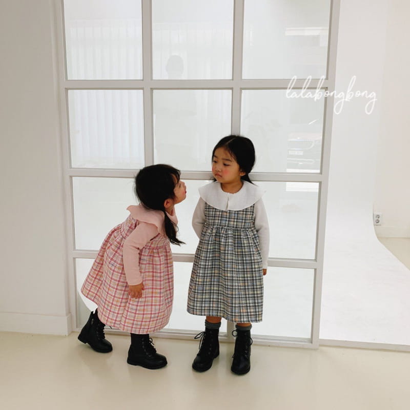 LALABONGBONG - Korean Children Fashion - #Kfashion4kids - Awesome V-neck One-piece