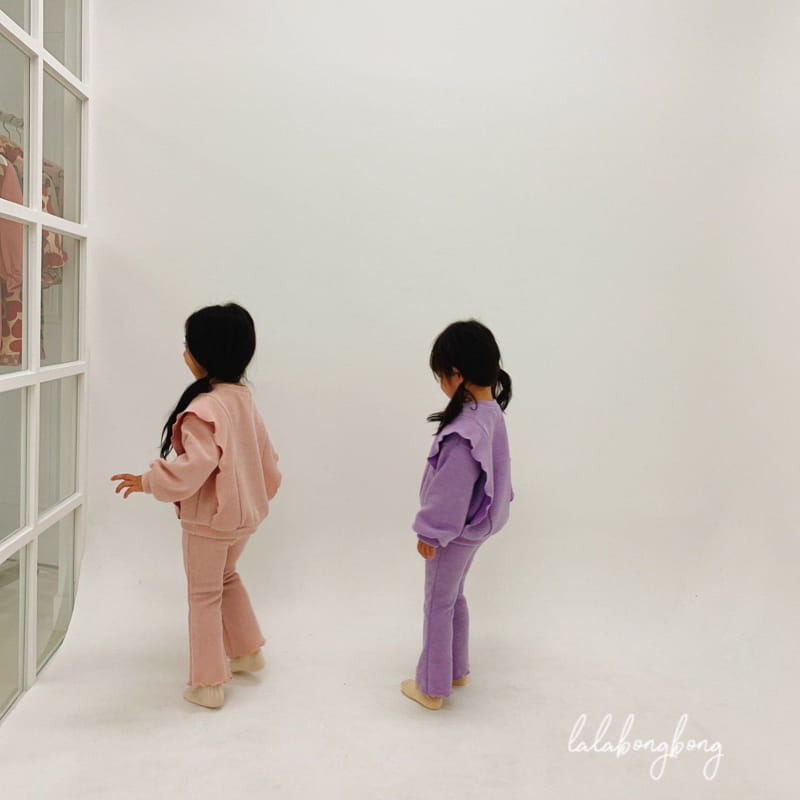 LALABONGBONG - Korean Children Fashion - #Kfashion4kids - Caramel Top Bottom Set - 10