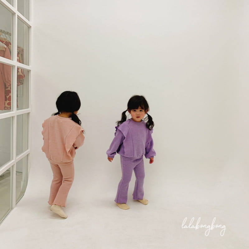 LALABONGBONG - Korean Children Fashion - #Kfashion4kids - Caramel Top Bottom Set - 11