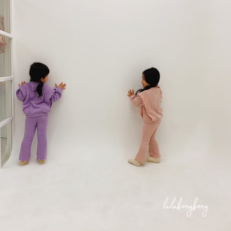 LALABONGBONG - Korean Children Fashion - #Kfashion4kids - Caramel Top Bottom Set - 12