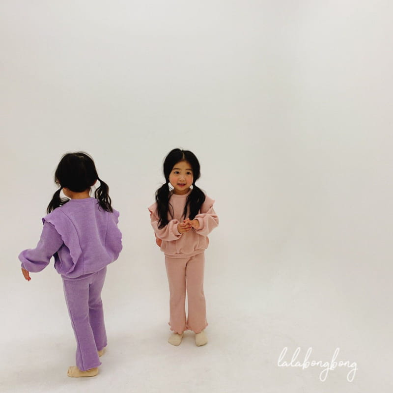 LALABONGBONG - Korean Children Fashion - #Kfashion4kids - Caramel Top Bottom Set - 7