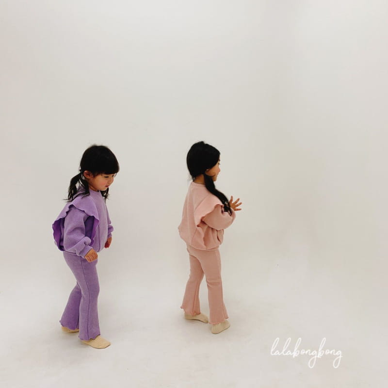 LALABONGBONG - Korean Children Fashion - #Kfashion4kids - Caramel Top Bottom Set - 8
