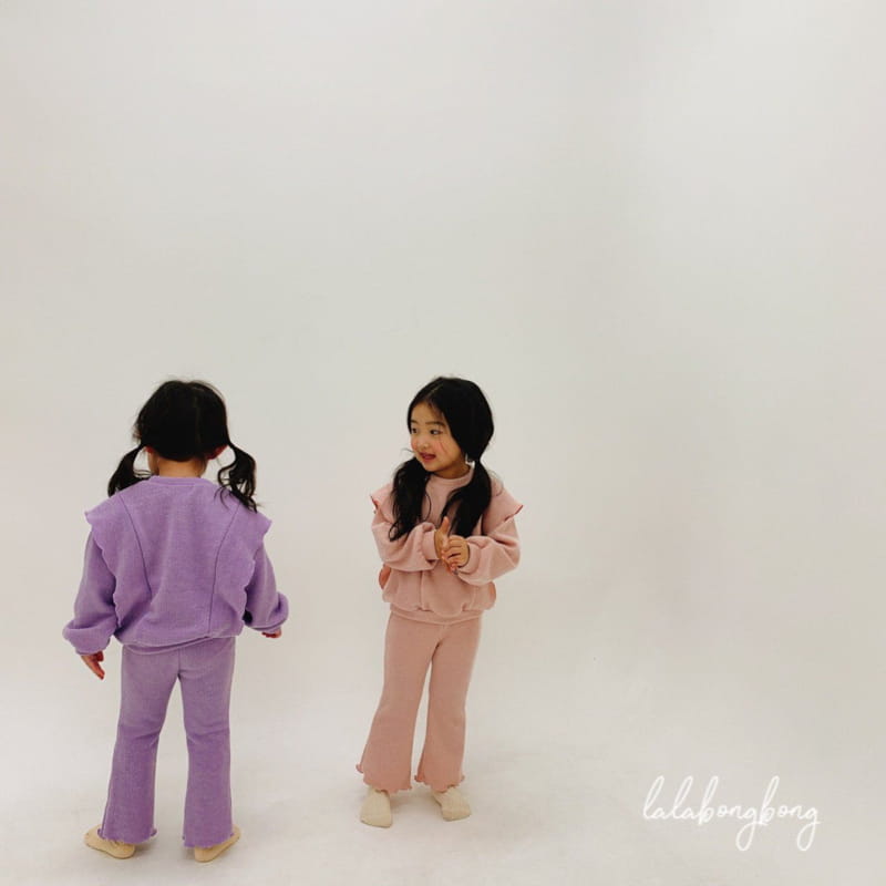 LALABONGBONG - Korean Children Fashion - #Kfashion4kids - Caramel Top Bottom Set - 9