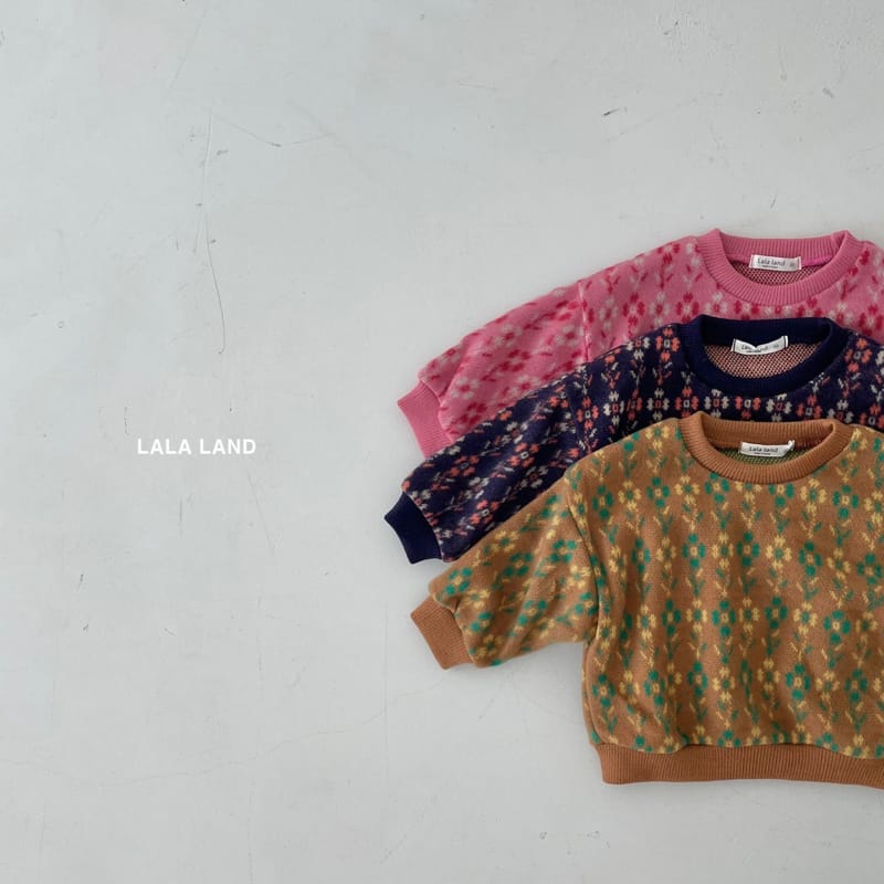 LALALAND - Korean Children Fashion - #Kfashion4kids - Antique Jacquard Sweatshirt
