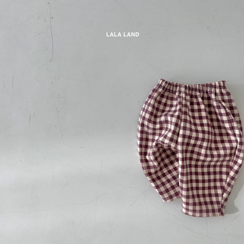 LALALAND - Korean Children Fashion - #Kfashion4kids - Check Pants - 7