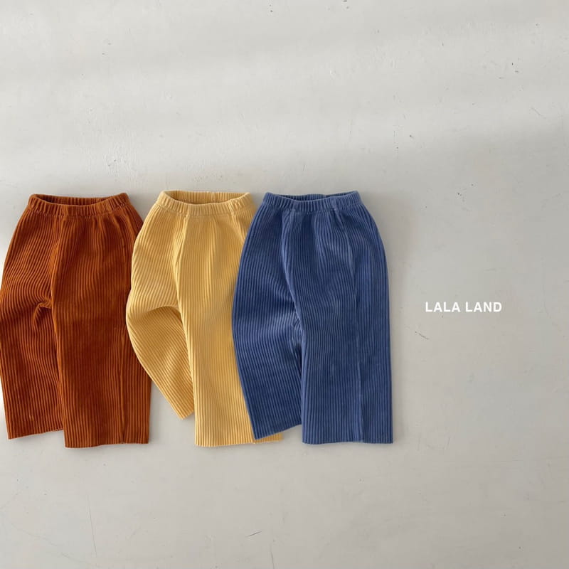 LALALAND - Korean Children Fashion - #Kfashion4kids - Big Rib Wide Pants