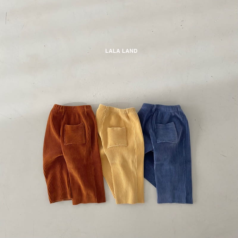 LALALAND - Korean Children Fashion - #Kfashion4kids - Big Rib Wide Pants - 4