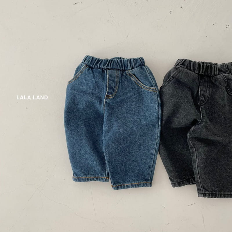 LALALAND - Korean Children Fashion - #Kfashion4kids - Round Baggy Jeans - 4