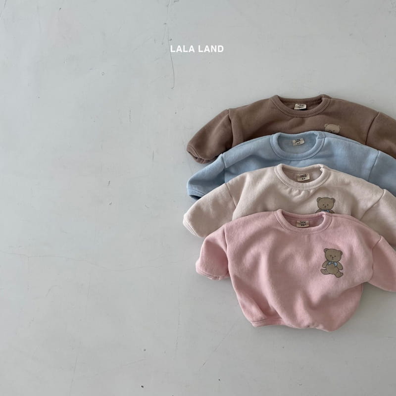 LALALAND - Korean Children Fashion - #Kfashion4kids - Ribbon Bear Piping Tee - 5