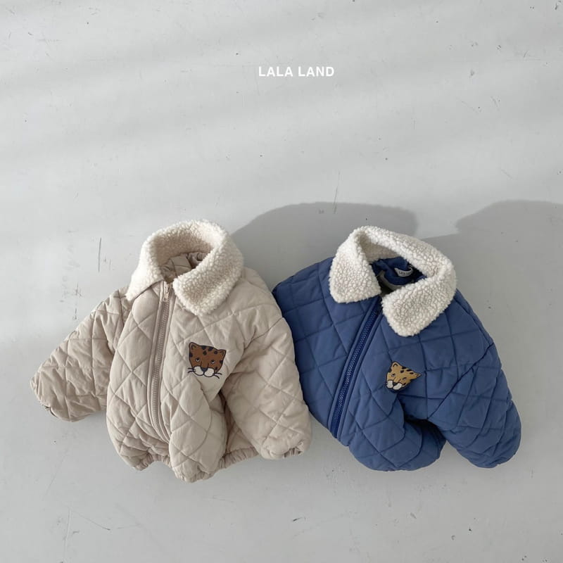 LALALAND - Korean Children Fashion - #Kfashion4kids - Collar Daya Padding Jumper - 2