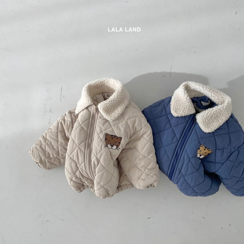 LALALAND - Korean Children Fashion - #Kfashion4kids - Collar Daya Padding Jumper - 3