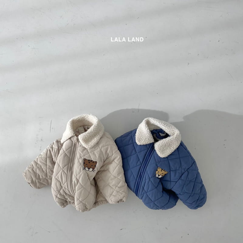 LALALAND - Korean Children Fashion - #Kfashion4kids - Collar Daya Padding Jumper - 4