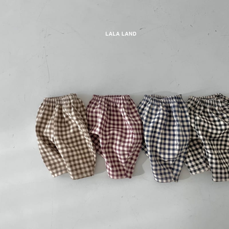 LALALAND - Korean Children Fashion - #Kfashion4kids - Bebe Check Pants